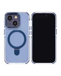 iPhone 15 Mobilskal med Magsafe och Stativ - Blå