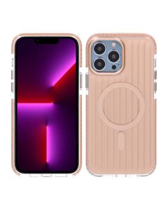 Mönstrat TPU Skal till iPhone 13 Pro Max med MagSafe - Guld