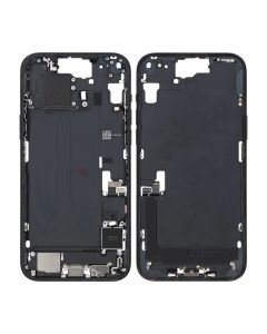 Mittenram med smådelar för iPhone 15 Plus - Svart OEM