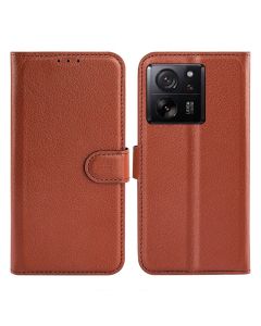 Xiaomi 13T/Xiaomi 13T Pro Plånboksfodral med Stativ - Brun