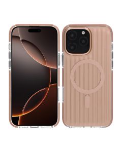 Mönstrat TPU Skal till iPhone 16 Pro Max med MagSafe - Guld