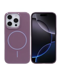 iPhone 16 Pro Skal MagSafe, Blankt Enfärgat - Lila