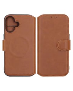 Rvelon Plånboksfodral för iPhone 17 - Brun