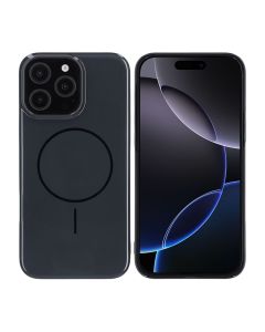 iPhone 16 Pro Max Skal MagSafe, Blankt Enfärgat - Svart