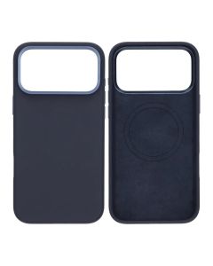 Mobilskal Silikon Magsafe och Statv iPhone 17 Pro Max - Blå