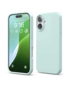 iPhone 16 Mobilskal Silikon Rvelon - Grön