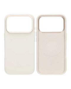 Mobilskal Silikon Magsafe och Statv iPhone 17 Pro - Vit