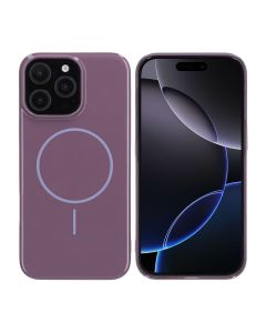 iPhone 16 Pro Max Skal MagSafe, Blankt Enfärgat - Lila