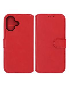 Rvelon Plånboksfodral Magnet för iPhone 17 - Röd