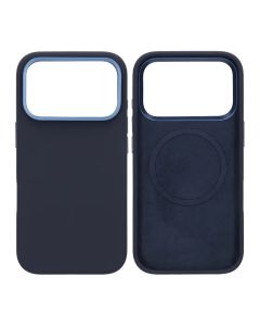 Mobilskal Silikon Magsafe och Statv iPhone 17 Pro - Blå