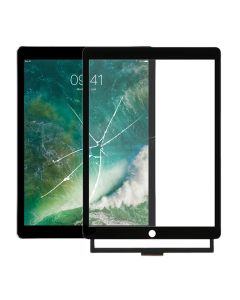 iPad Pro 12,9" 2017 A1670 Glasskärm med Digitizer och OCA - Svart