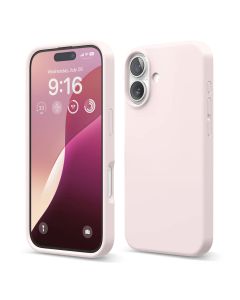 iPhone 16 Mobilskal Silikon Rvelon - Rosa