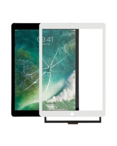 iPad Pro 12,9" 2017 A1670 Glasskärm med Digitizer och OCA - Vit