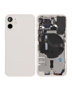 iPhone 12 Mini Baksida Komplett Med Smådelar - Vit