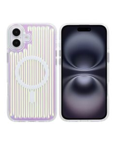 iPhone 16 Plus Stöttåligt Mobilskal Magsafe Reflektionsfärg - Grön