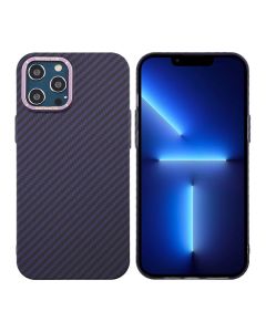 Kolfiber Skal iPhone 12 Pro Max - Lila- G-SP.se