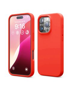 iPhone 16 Pro Max Mobilskal Silikon Rvelon - Röd