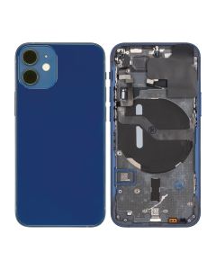 iPhone 12 Mini Baksida Komplett Med Smådelar - Blå