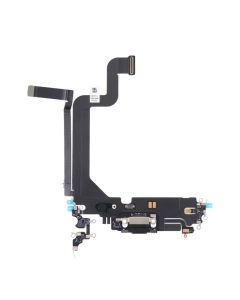 iPhone 14 Pro Laddkontakt med Flexkabel Original - Svart
