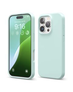 iPhone 16 Pro Mobilskal Silikon Rvelon - Grön