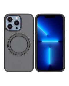 iPhone 13 Pro Mobilskal Roterande Magsafe Stativ - Svart