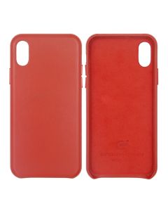 iPhone X/XS Läderfodral - Röd- G-SP.se