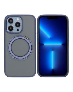 iPhone 13 Pro Mobilskal Roterande Magsafe Stativ - Blå