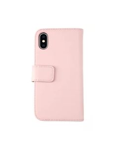 iPhone X/XS Plånboksfodral Läder Rvelon - Rosa- G-SP.se