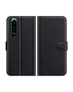 Sony Xperia 1 IV Plånboksfodral med Stativ - Svart- G-SP.se