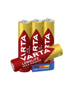 Varta Longlife Batterier 4-pack Max Power AAA 1.5 V