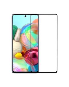 Skärmskydd Galaxy A71 - 3D Härdat Glas Svart (miljö)- G-SP.se