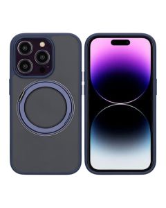 iPhone 14 Pro Mobilskal med Magsafe Stativ - Blå