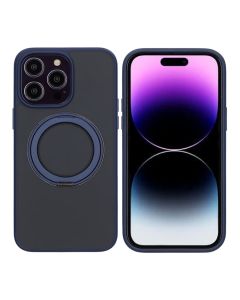 iPhone 14 Pro Max Mobilskal med Magsafe Stativ - Blå