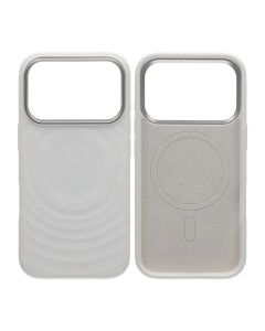 Mobilskal Silikon med Magsafe för iPhone 17 Pro - Vit