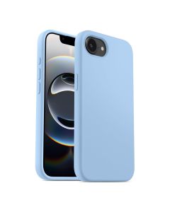 Rvelon Mobilskal Silikon MagSafe för iPhone 16e - Ljusblå