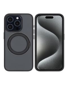 iPhone 15 Pro Mobilskal med Magsafe Stativ - Svart