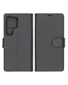 Samsung Galaxy S25 Ultra Plånboksfodral med Stativ - Svart