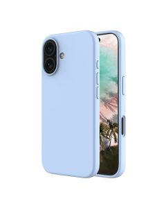 Rvelon Mobilskal Silikon MagSafe för iPhone 17 - Ljusblå