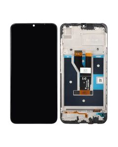 Realme Narzo 50i Skärm med LCD Display & Ram Original - Svart- G-SP.se