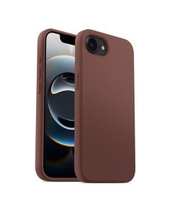 Rvelon Mobilskal Silikon MagSafe för iPhone 16e - Brun