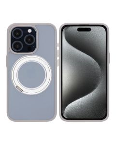 iPhone 15 Pro Mobilskal med Magsafe Stativ - Grå