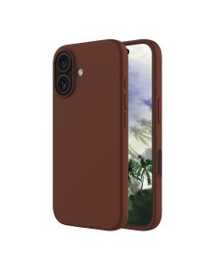 Rvelon Mobilskal Silikon MagSafe för iPhone 16 - Brun