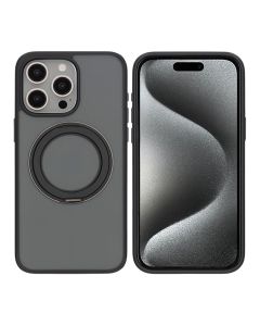 iPhone 15 Pro Max Mobilskal med Magsafe Stativ - Svart