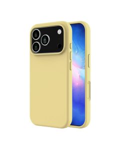 Rvelon Mobilskal Silikon MagSafe för iPhone 17 Pro Max - Gul