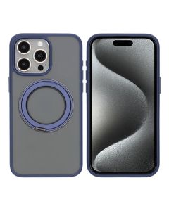 iPhone 15 Pro Max Mobilskal med Magsafe Stativ - Blå