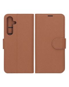 Samsung Galaxy S25 Plus Plånboksfodral med Stativ - Brun