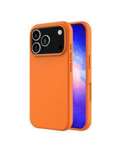 Rvelon Skal Silikon MagSafe för iPhone 17 Pro Max - Orange