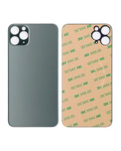 IPhone 11 Pro Max Baksida Glas med Självhäftande tejp - Grön