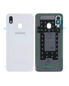 Samsung Galaxy A40 (SM-A405F) Baksida Original - Vit- G-SP.se