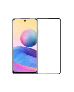 Skärmskydd Xiaomi Redmi Note 10 5G - 3D Härdat Glas Svart- G-SP.se